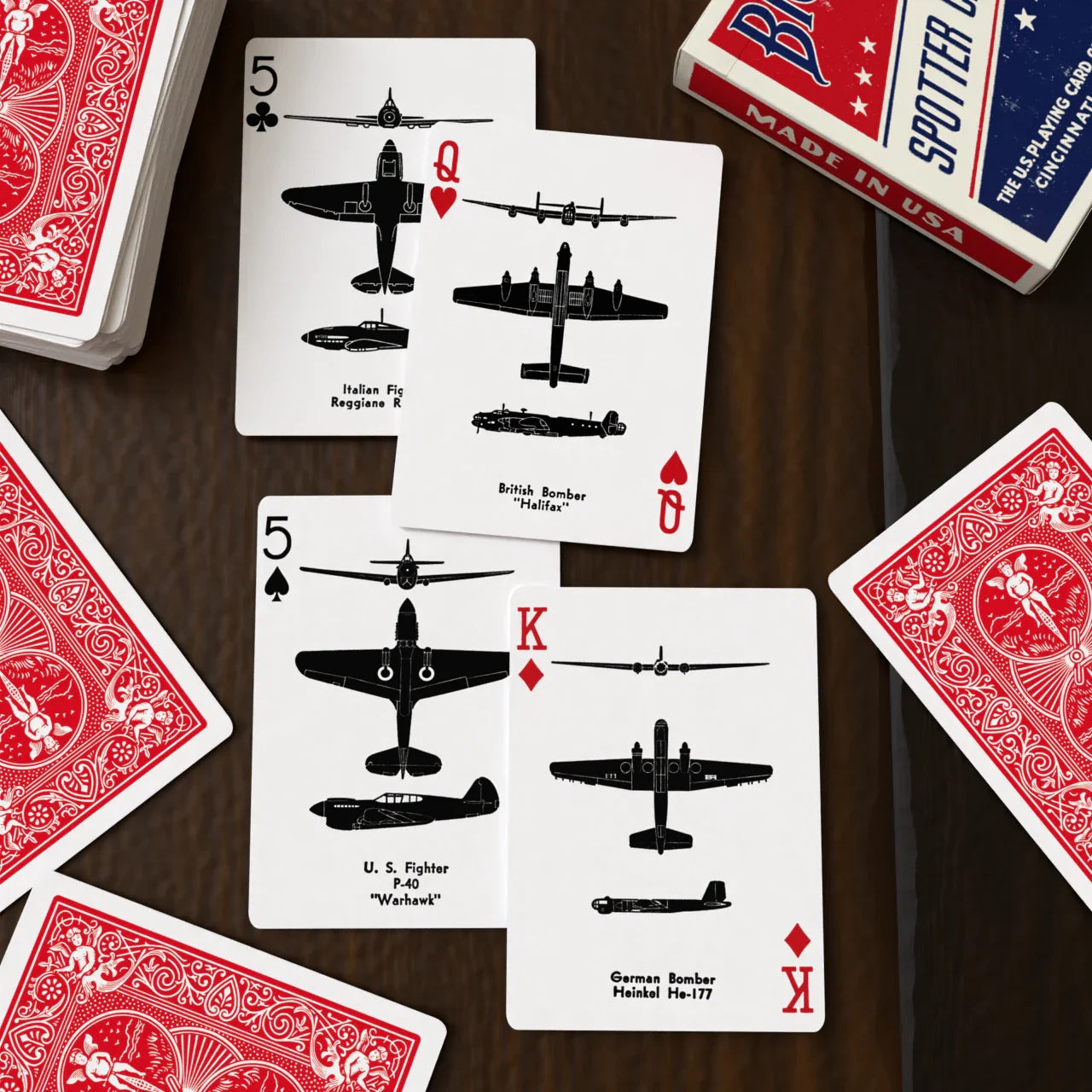 Bicycle Spotter Playing Cards – Red ClassicDecks