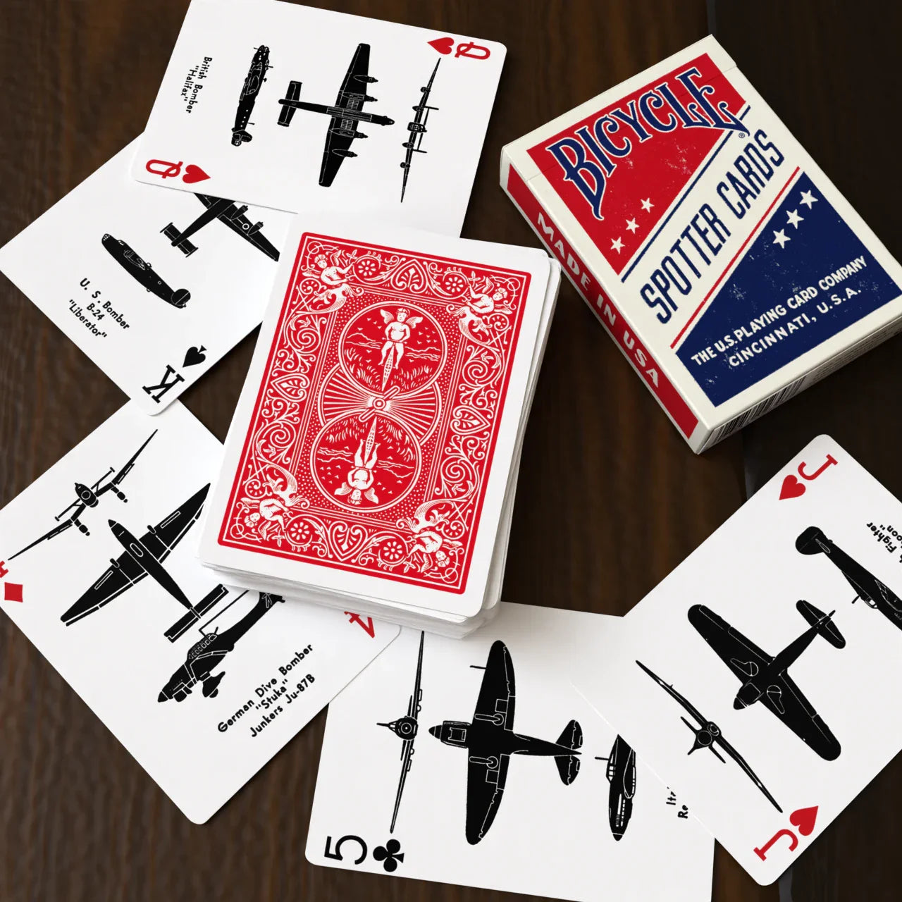 Bicycle Spotter Playing Cards – Red ClassicDecks