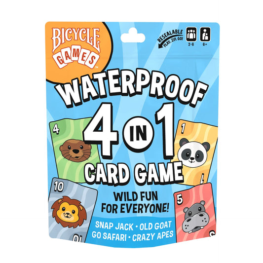 Bicycle Games Waterproof 4 in 1 Card Game ClassicDecks