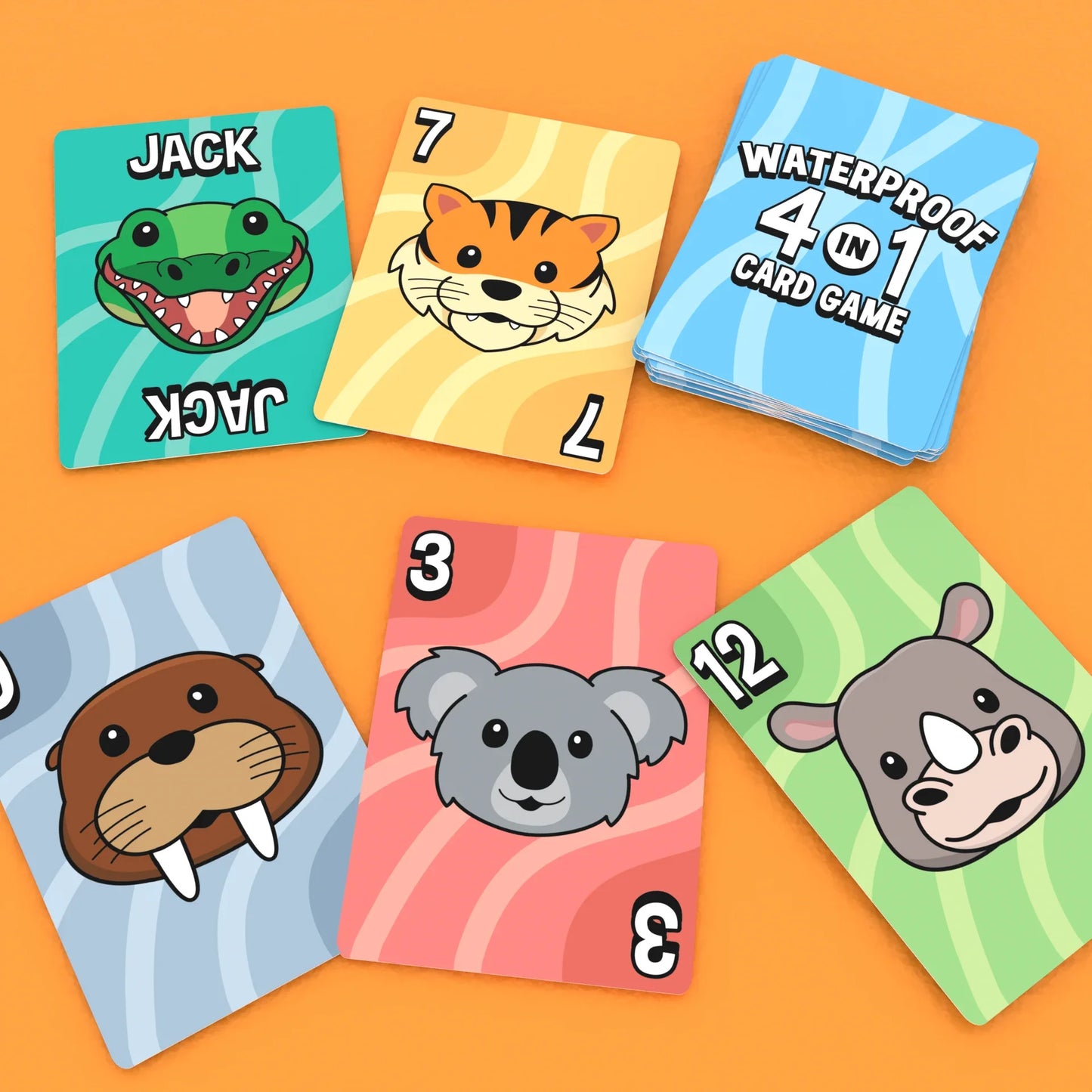 Bicycle Games Waterproof 4 in 1 Card Game ClassicDecks