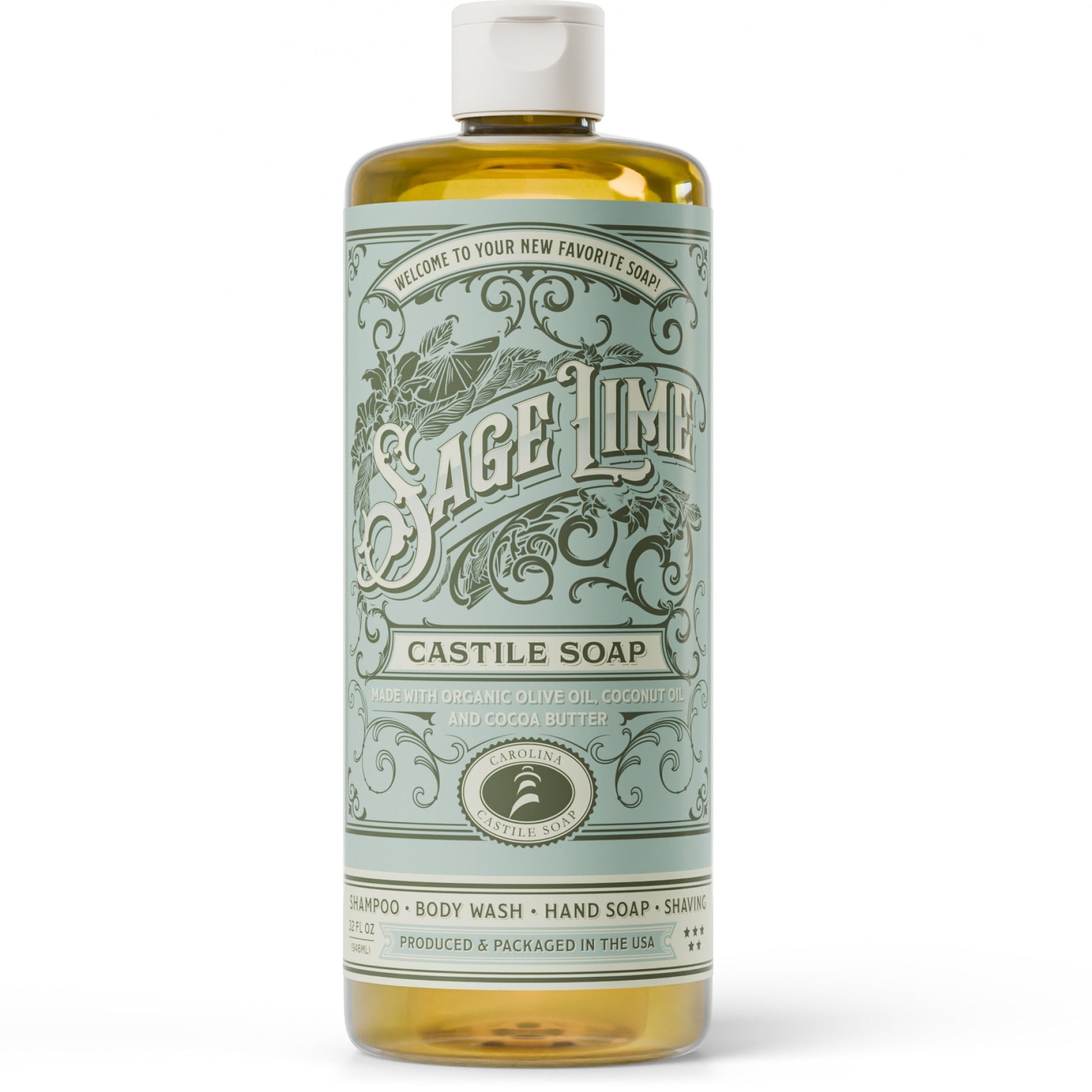 Sage Lime Castile Soap Carolina Castile Soap
