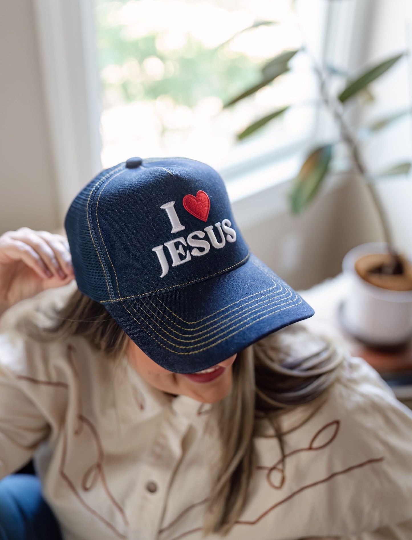 Hat: I love Jesus jenessawaitshop