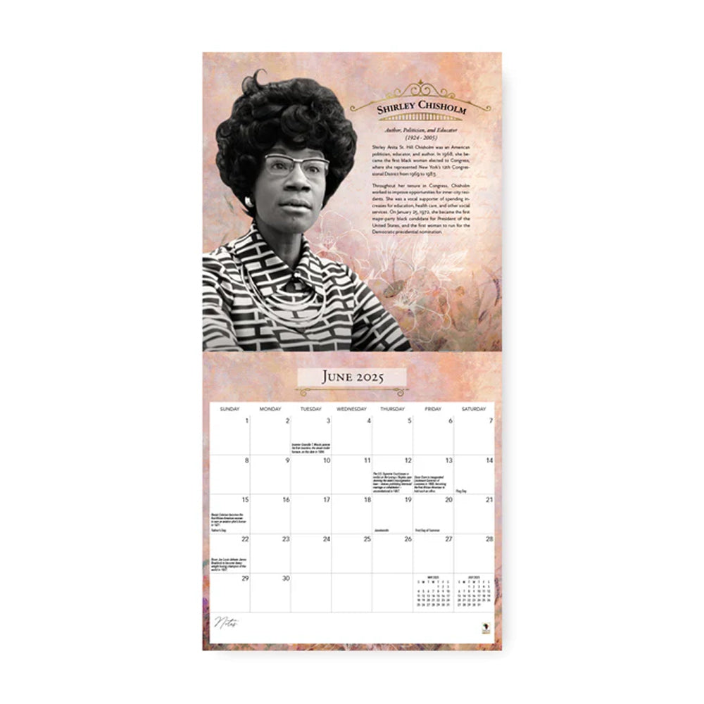 2025 Black History Wall Calendar