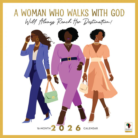 2026 A Woman Who Walks with God Calendar (Ships Sept 15, 2025)