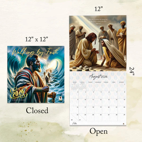 2026 Walking by Faith Calendar | FashionMojos.com