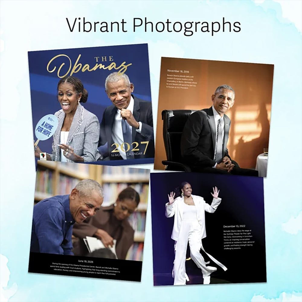 The Obamas 2027 African American Wall Calendar - FashionMojos.com
