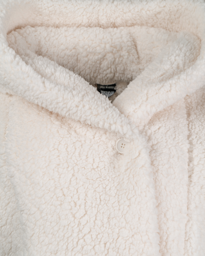 The Warrior Effect™ by Jill Martin Chenille Logo Sherpa Lounger Jacket Jill Martin