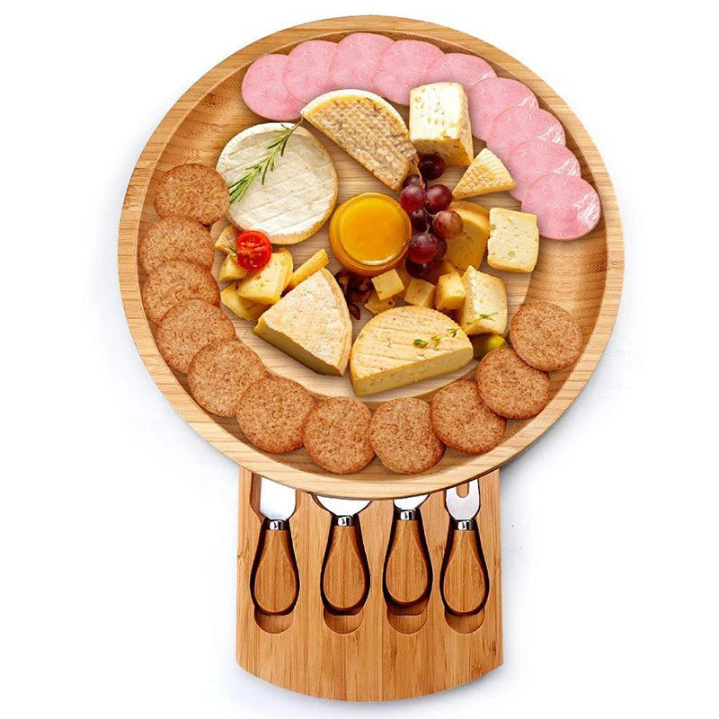 Cheese plate set bread board fruit Dim sum afternoon tea tray