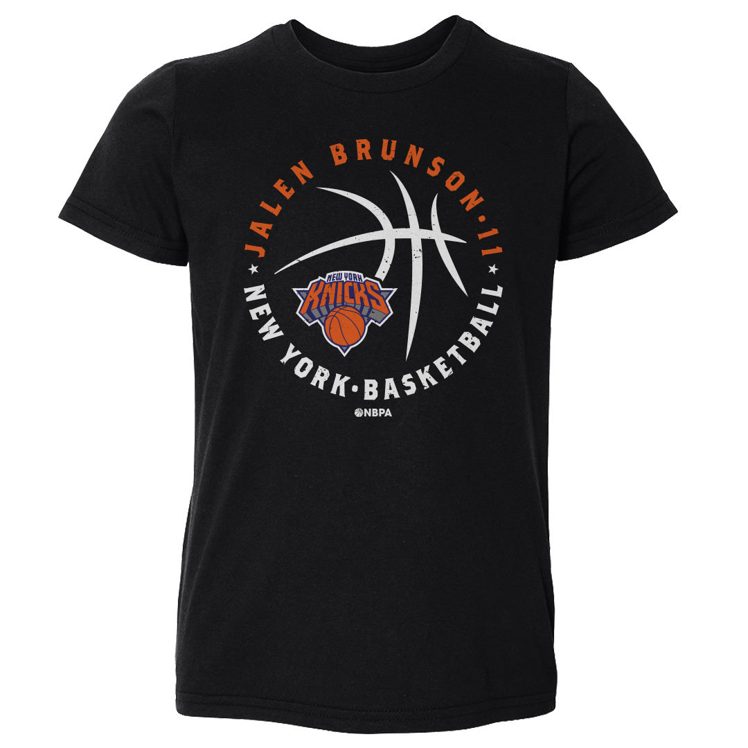 Jalen Brunson New York Knicks Player Ball WHT
