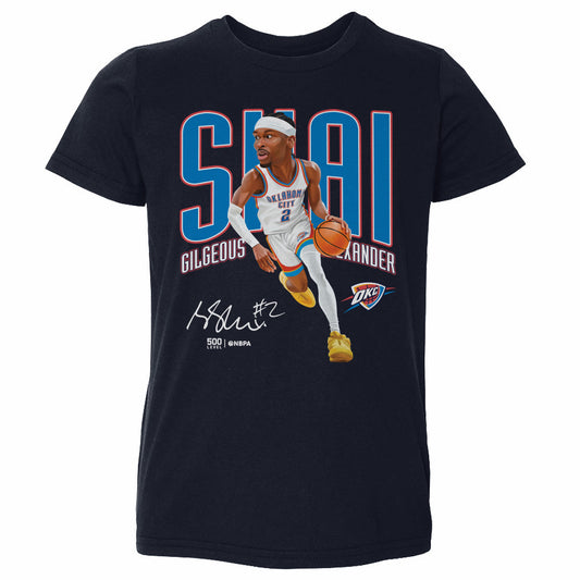 Shai Gilgeous-Alexander Oklahoma City Thunder Caricature WHT 500 LEVEL