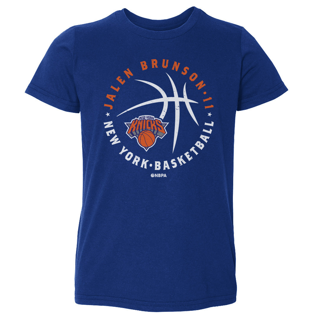 Jalen Brunson New York Knicks Player Ball WHT