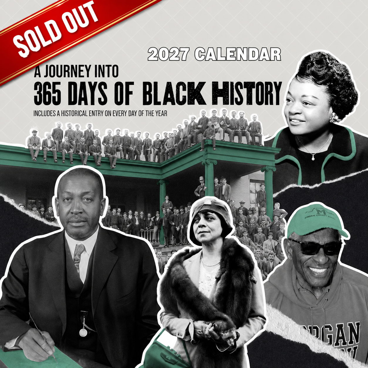 365 Days of Black History 2027 Wall Calendar - FashionMojos.com