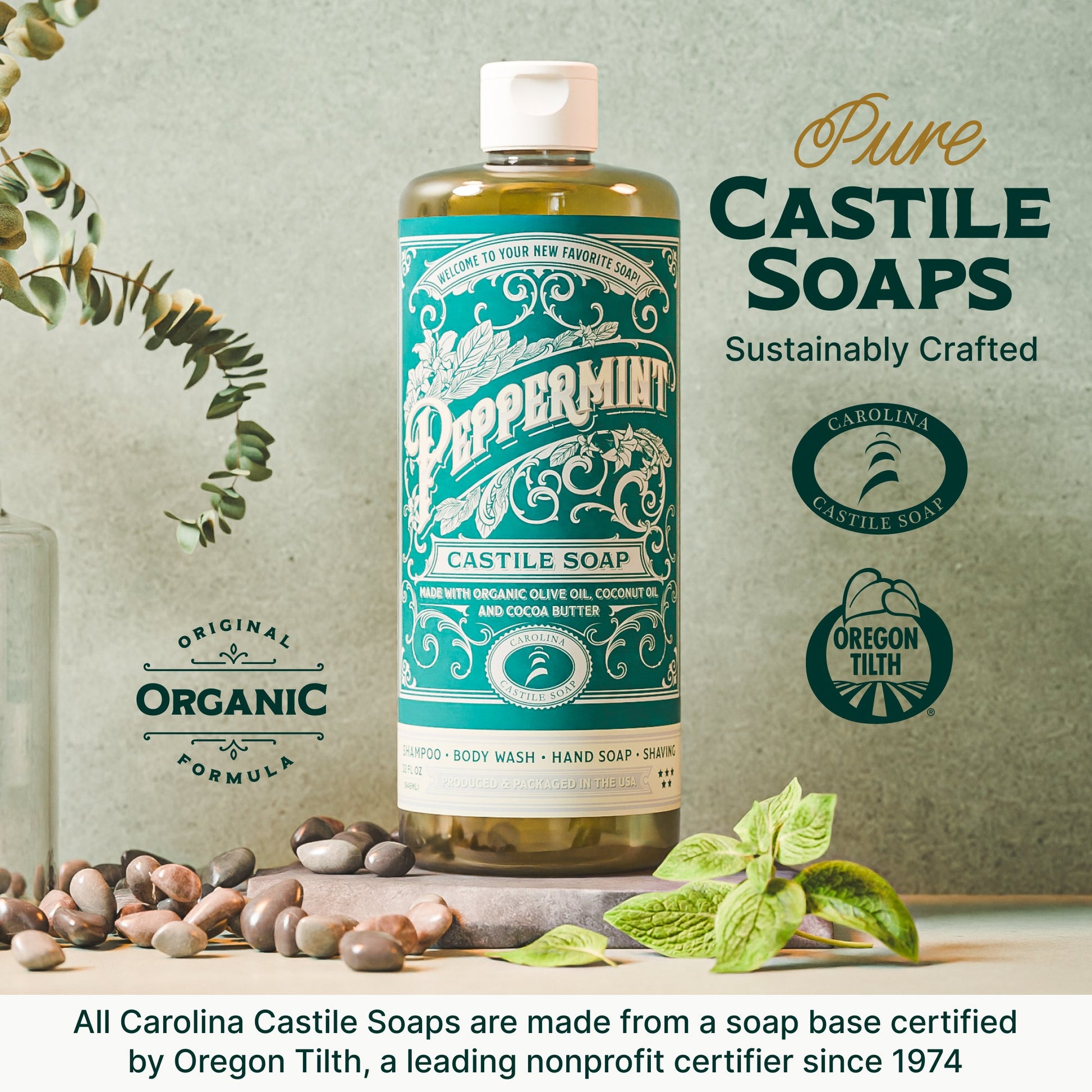 Peppermint Castile Soap Carolina Castile Soap