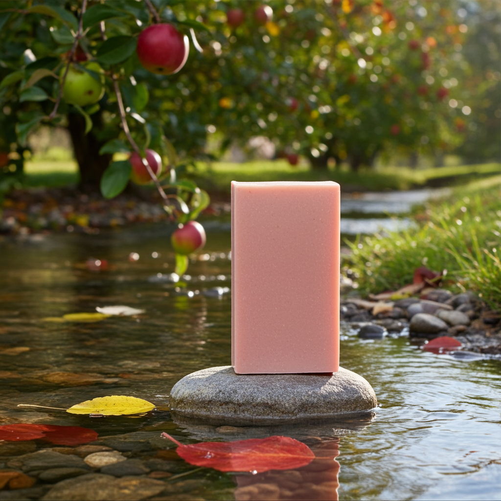 Candy Apple Tallow Soap - Sweet Apple & Cinnamon Deeply Moisturizing Bar Soapyfluffs