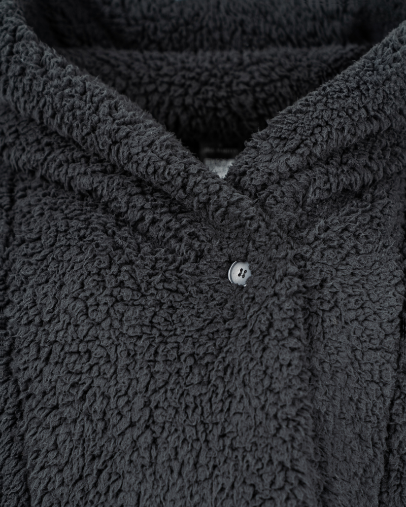 The Warrior Effect™ by Jill Martin Bedazzled Logo Cropped Sherpa Lounger Jacket Jill Martin