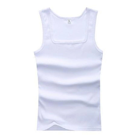 Summer Plus Size Men Clothing Tank Tops Black White Gray Singlets Sleeveless Fitness Men Vest Casual Bodybuilding Vest New