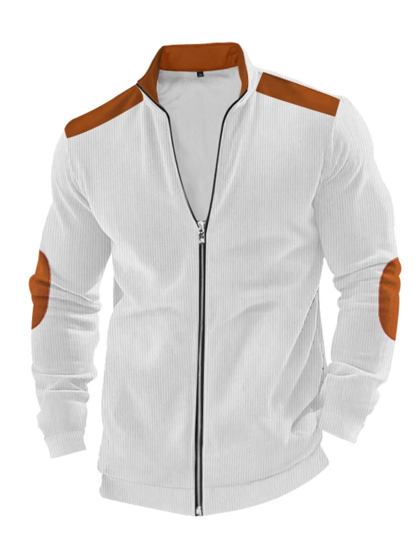 Men's Full Size Zip Up Long Sleeve Jacket Plus Size