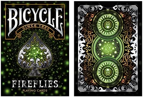 Bicycle Fireflies Playing Cards – Neon Glow Summer Nights Deck ClassicDecks