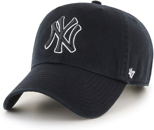 47 MLB New York Yankees Clean Up Adjustable Baseball Cap BKA I-Max Fashions