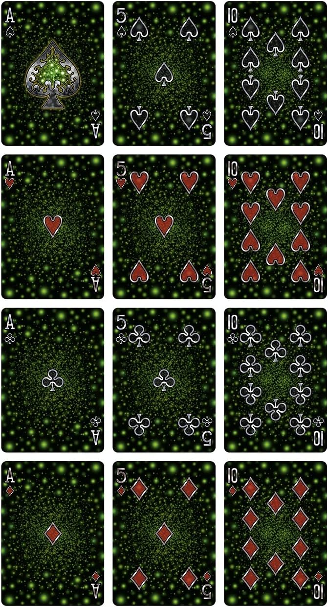 Bicycle Fireflies Playing Cards – Neon Glow Summer Nights Deck ClassicDecks