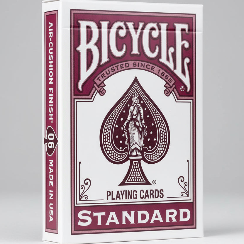 Bicycle Color Series Rider Back Playing Cards -- Burgundy (No. 6) ClassicDecks