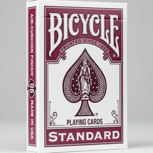 Bicycle Color Series Rider Back Playing Cards -- Burgundy (No. 6) ClassicDecks