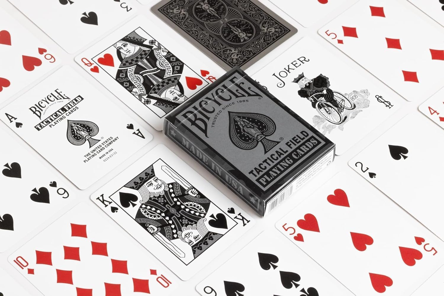 Bicycle Tactical Field Playing Cards – Special Ops Black ClassicDecks