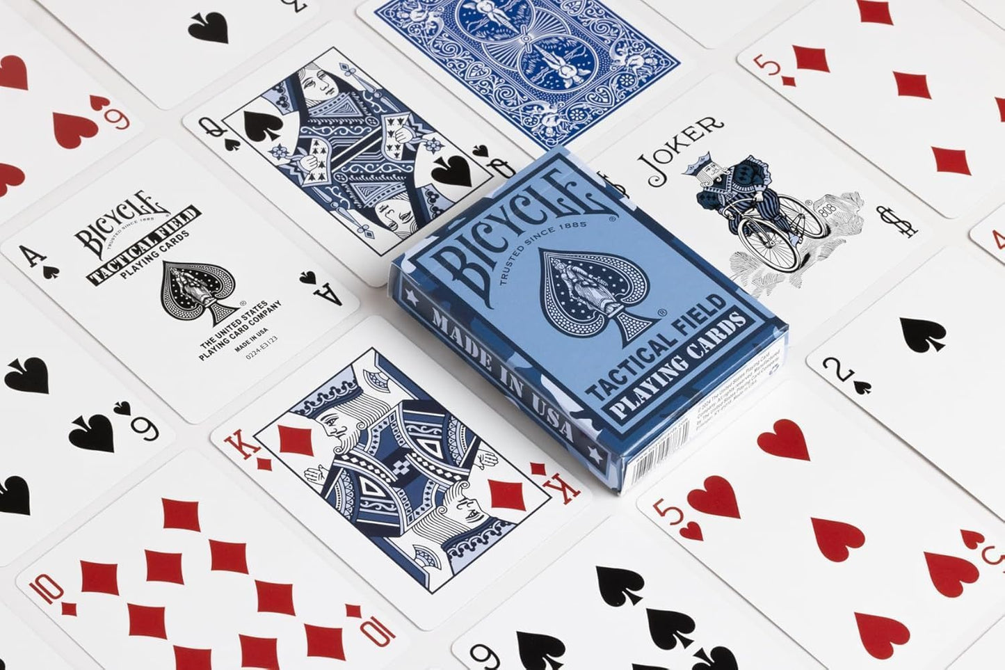Bicycle Tactical Field Playing Cards – Navy Blue ClassicDecks