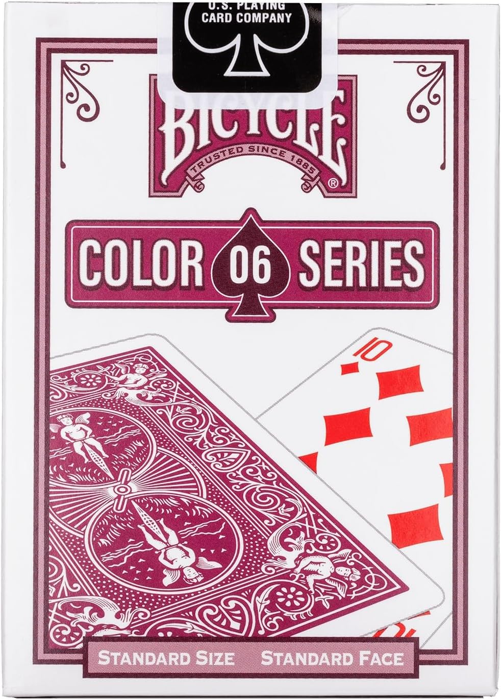 Bicycle Color Series Rider Back Playing Cards -- Burgundy (No. 6) ClassicDecks