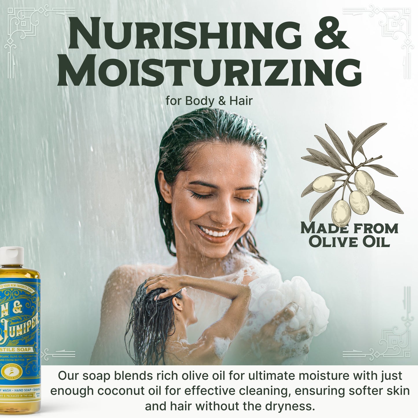 Gin & Juniper Castile Soap Carolina Castile Soap