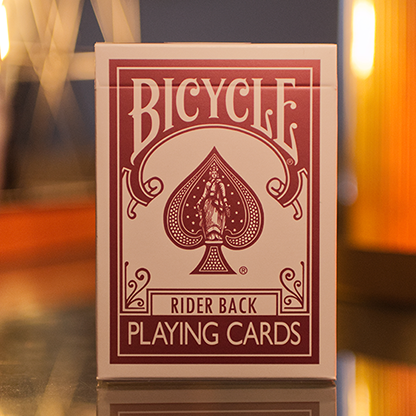 Bicycle Metallic Ruby Playing Cards – Metallic Ink Rider Back Deck ClassicDecks