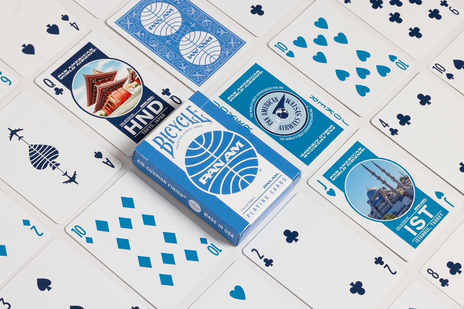 Bicycle Pan Am Playing Cards – 2 Deck Collector's Tin Set ClassicDecks