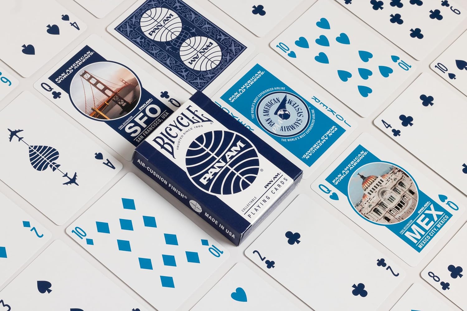 Bicycle Pan Am Playing Cards – 2 Deck Collector's Tin Set ClassicDecks