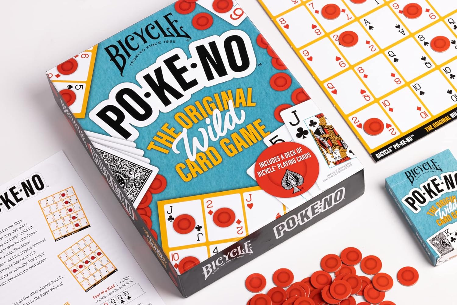 Bicycle PO-KE-NO Original Wild Card Game ClassicDecks