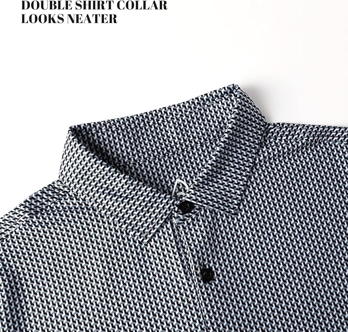 DEOLAX Mens Polo Shirts Fashion Print Mens Golf Shirt Dry Fit Mens Golf Polo Short Sleeve Quick Dry Funny Golf Shirt for Men IronWave Fitness