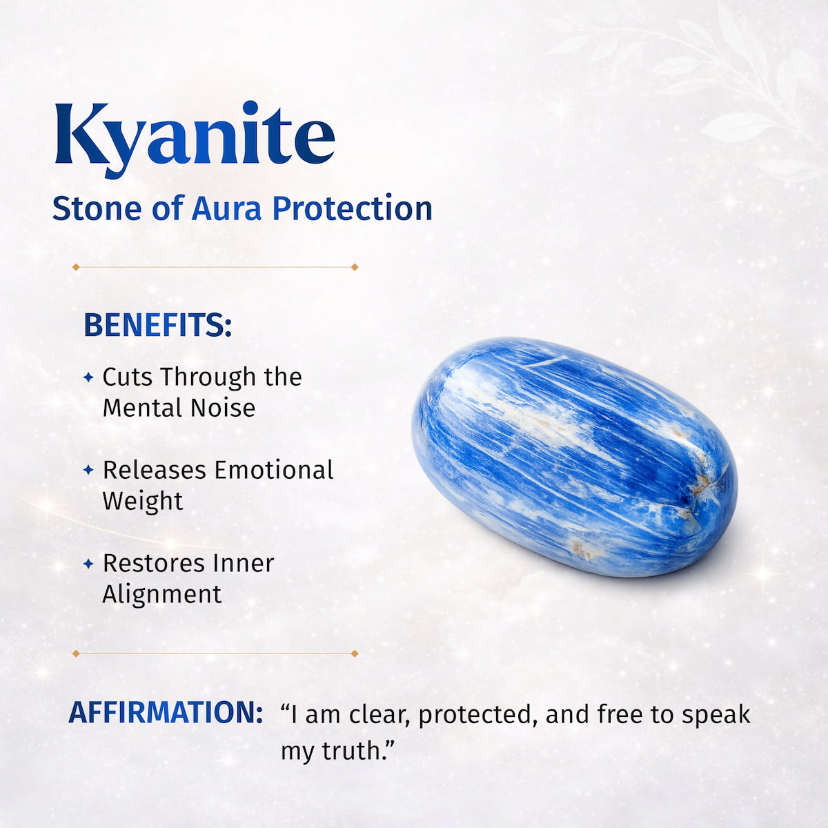 The Aura Shield - Rare Kyanite Pendant Conscious Items