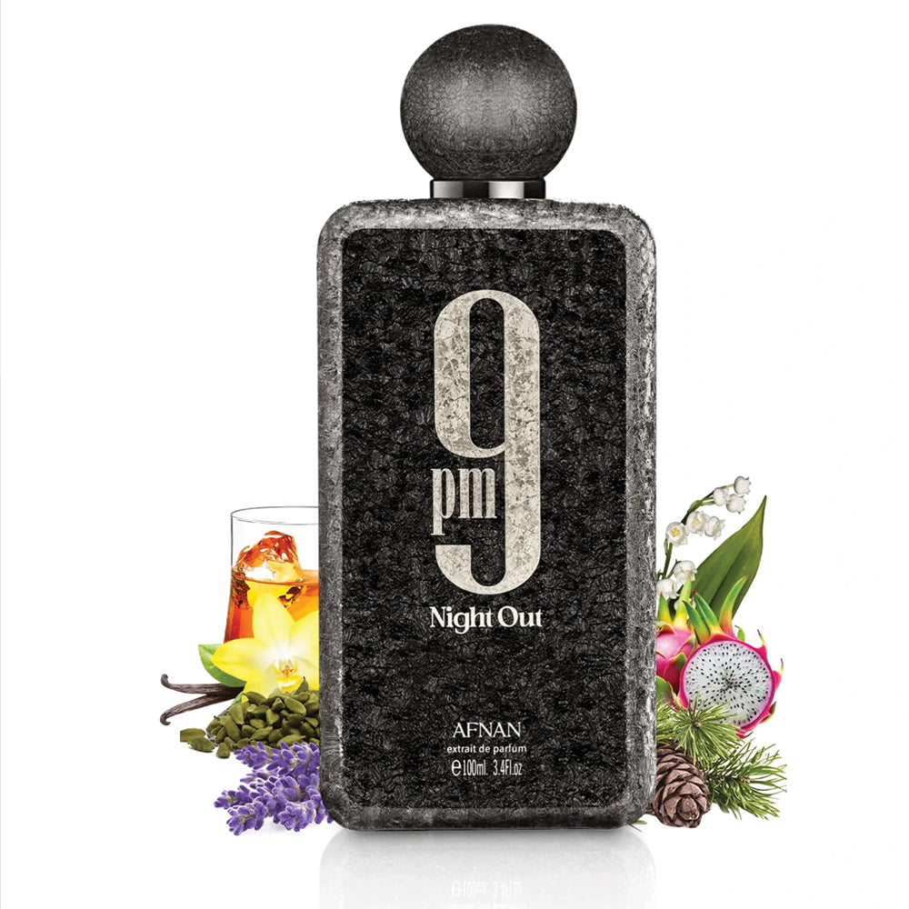 AFNAN 9 PM Night Out 3.4 oz for Men FashionMojos.com