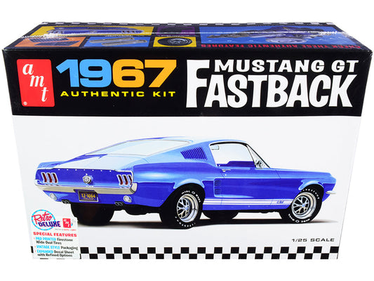 Skill 2 Model Kit 1967 Ford Mustang GT Fastback 1/25 Scale Model by AMT VYSN
