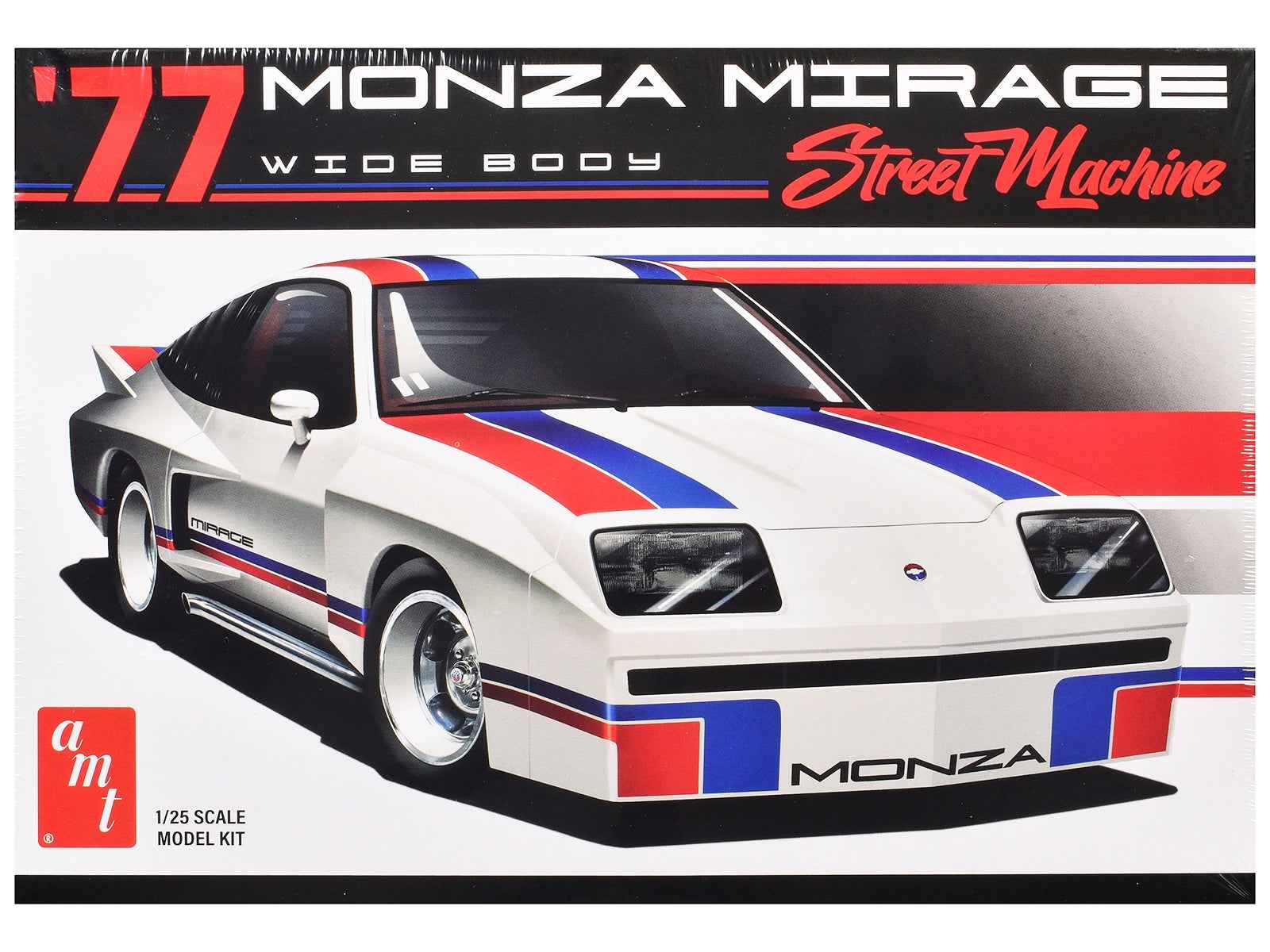 Skill 2 Model Kit 1977 Chevrolet Monza Mirage Wide Body "Street Machine" 1/25 Scale Model by AMT Miniature Motors