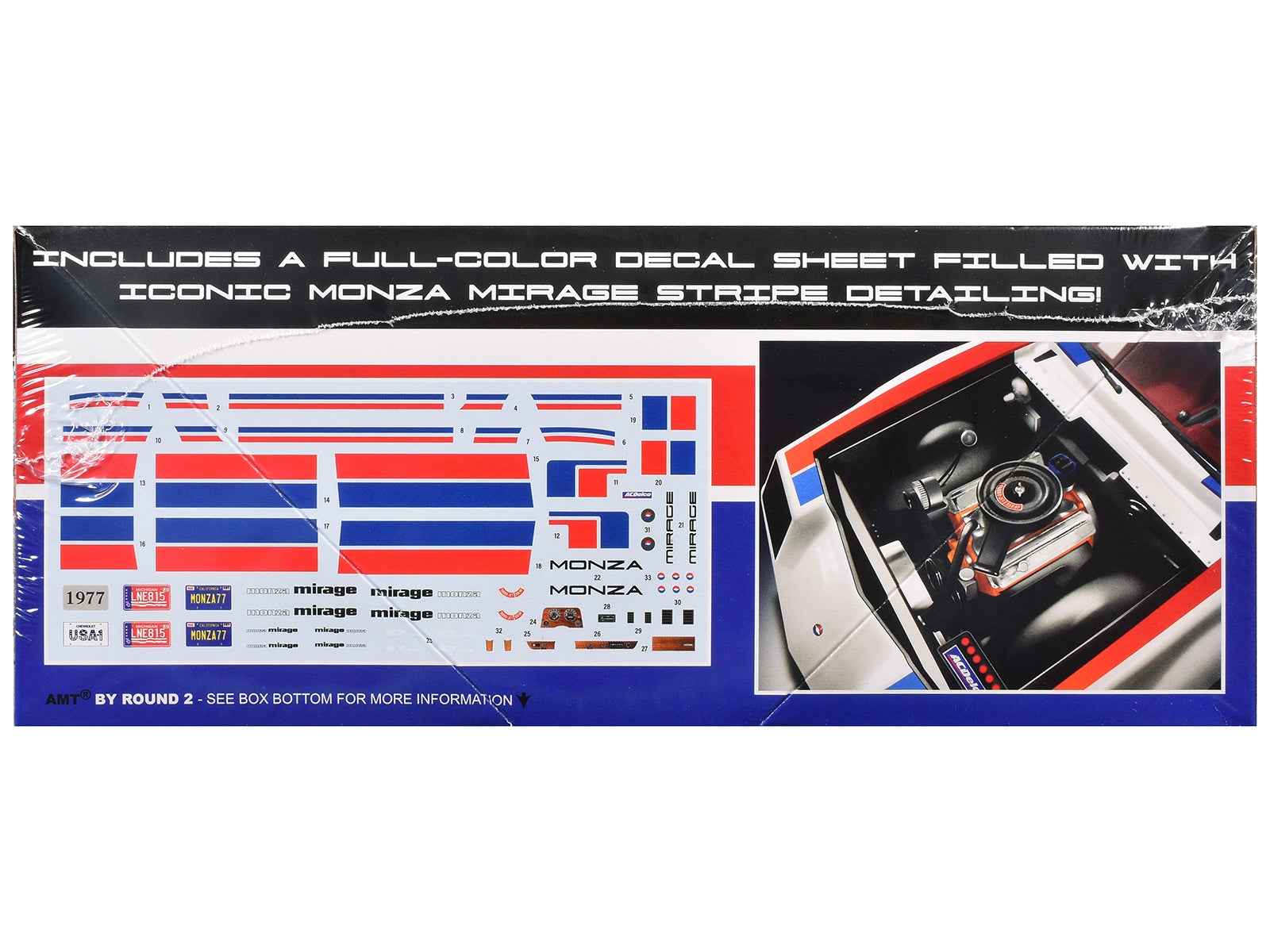 Skill 2 Model Kit 1977 Chevrolet Monza Mirage Wide Body "Street Machine" 1/25 Scale Model by AMT Miniature Motors