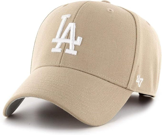 47 MLB Los Angeles Dodgers MVP Clean Up Adjustable Cap Khaki I-Max Fashions