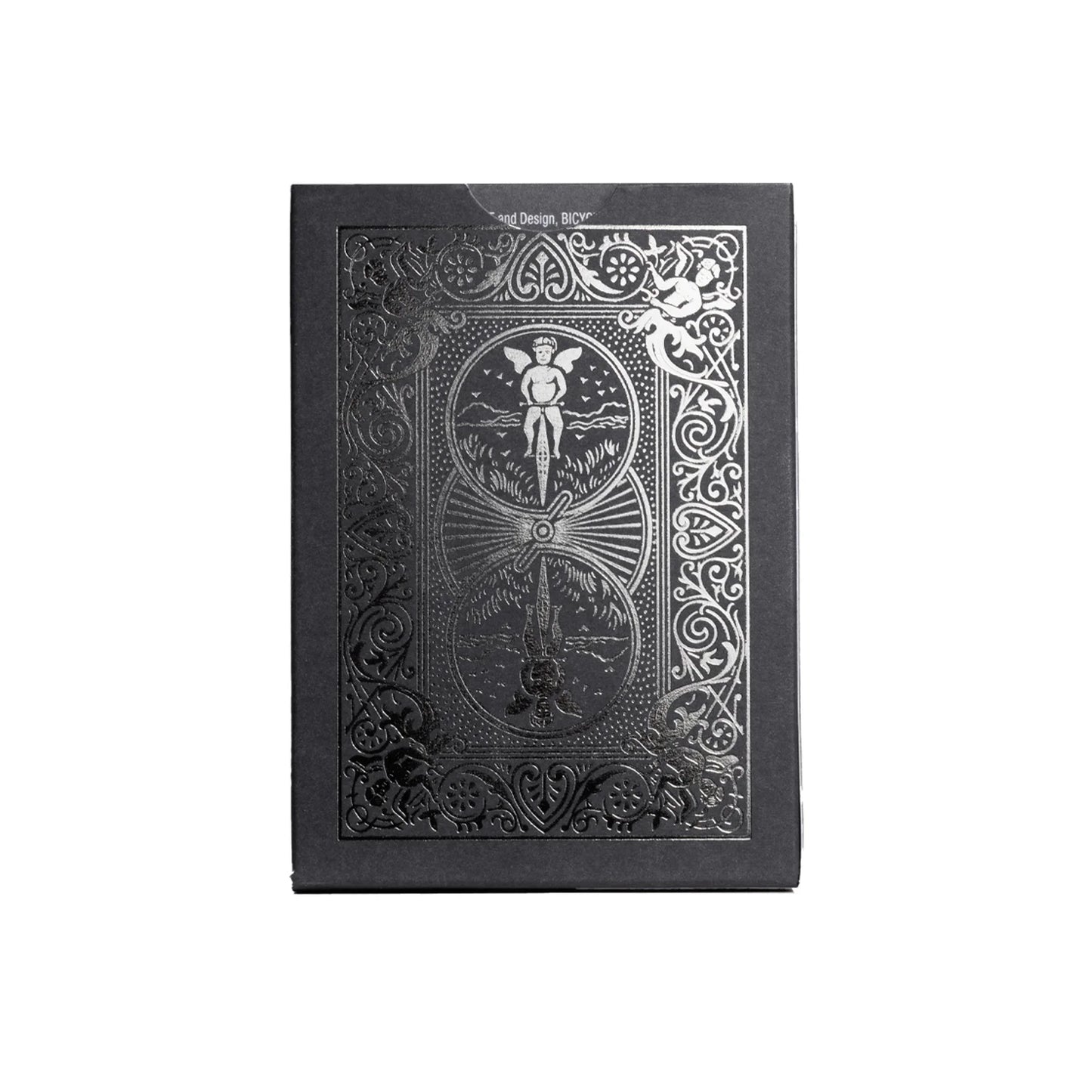 Bicycle Black and Silver Metalluxe Playing Cards – Premium Foil Edition ClassicDecks