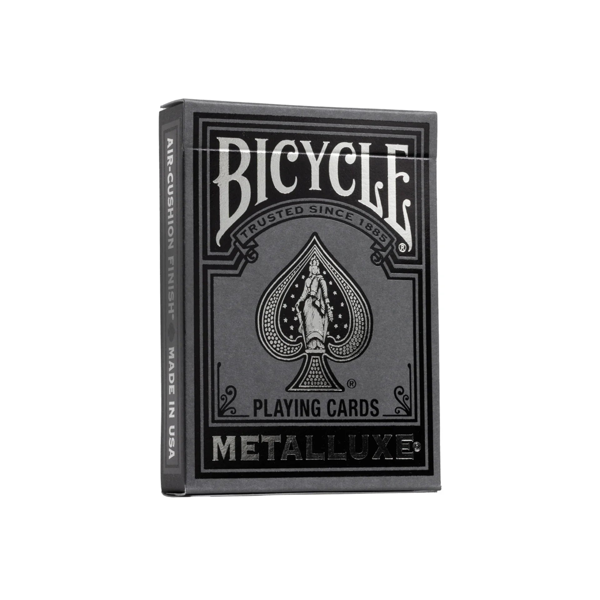 Bicycle Black and Silver Metalluxe Playing Cards – Premium Foil Edition ClassicDecks