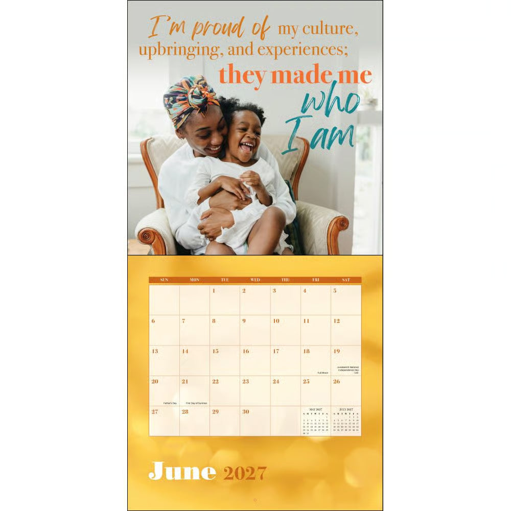 Black Girl Magic 2027 Wall Calendar FashionMojos.com