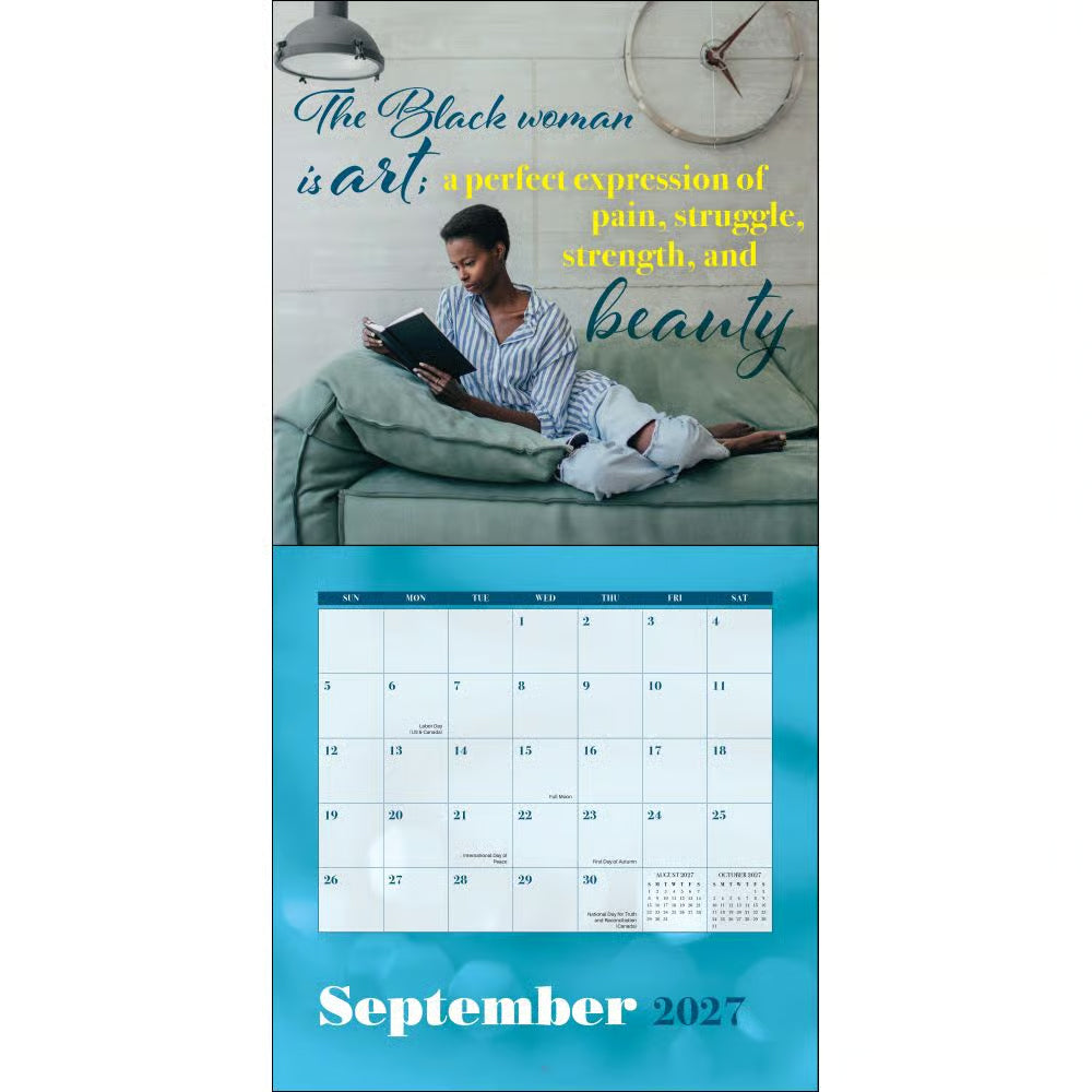 Black Girl Magic 2027 Wall Calendar FashionMojos.com