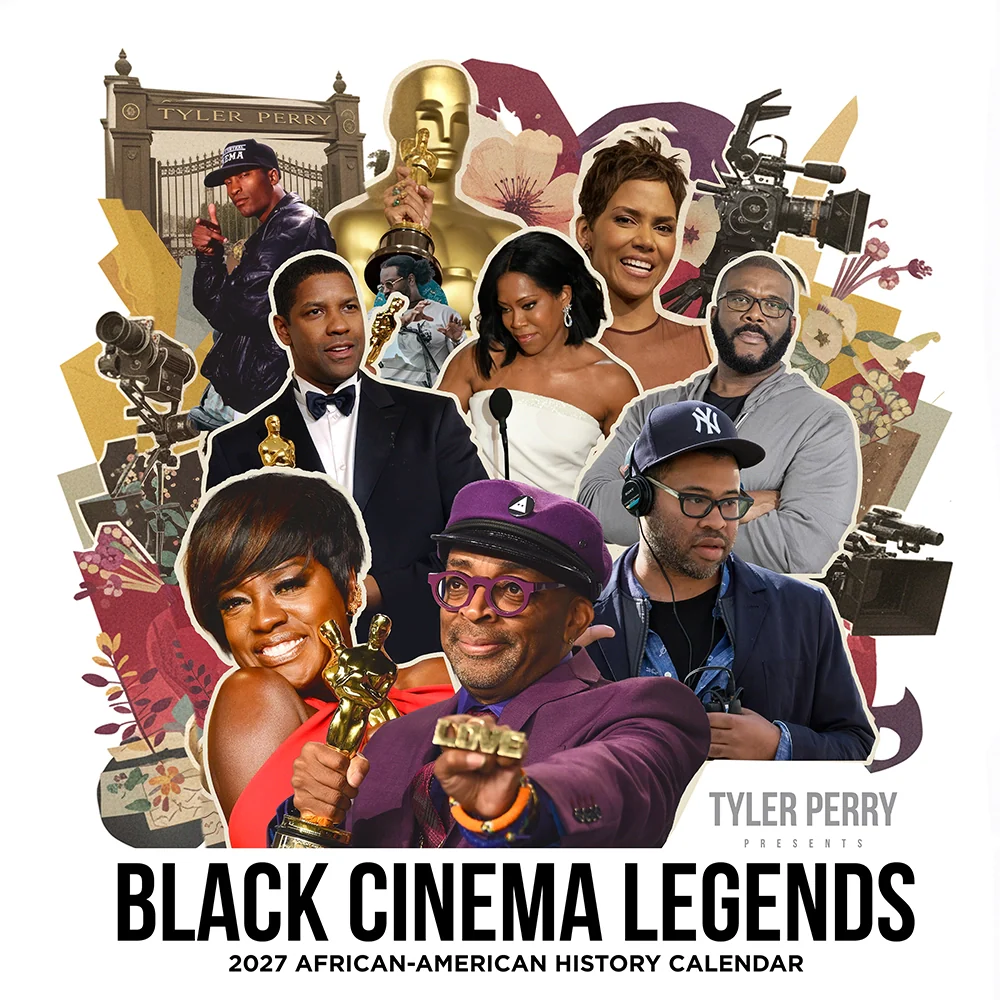 2027 Black Cinema Legends Calendar Bent
