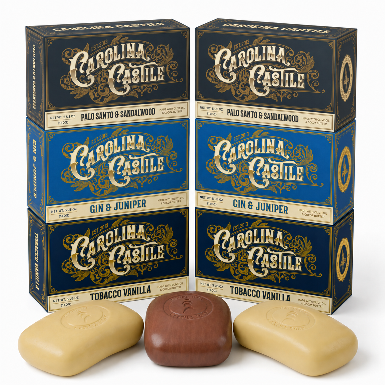 Castile Bar Soap - Variety Pack Carolina Castile Soap