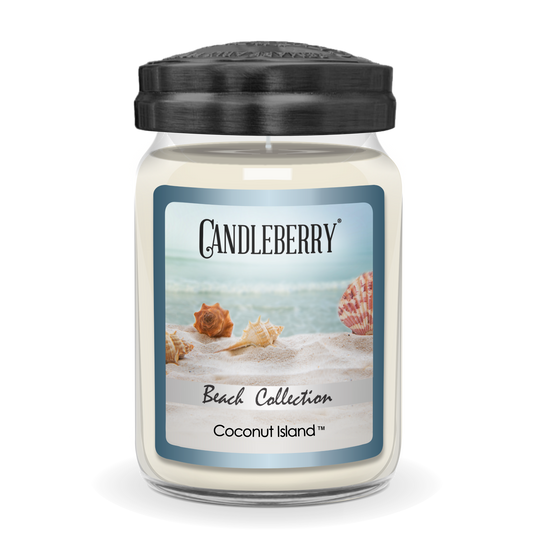 Beach Collection - Coconut Island™, Large Jar Candle (Collective)