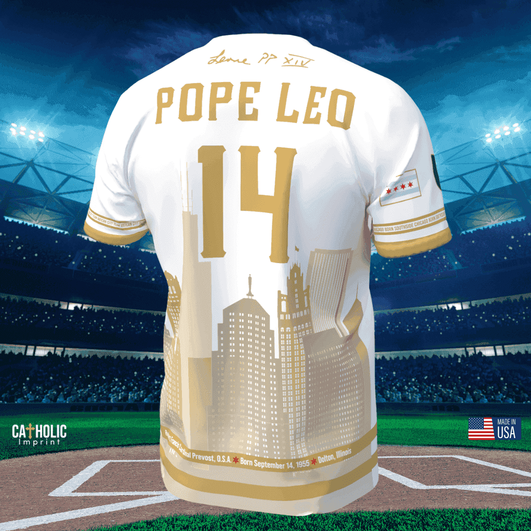 Pope Leo Baseball and Soccer Jersey Catholic Imprint