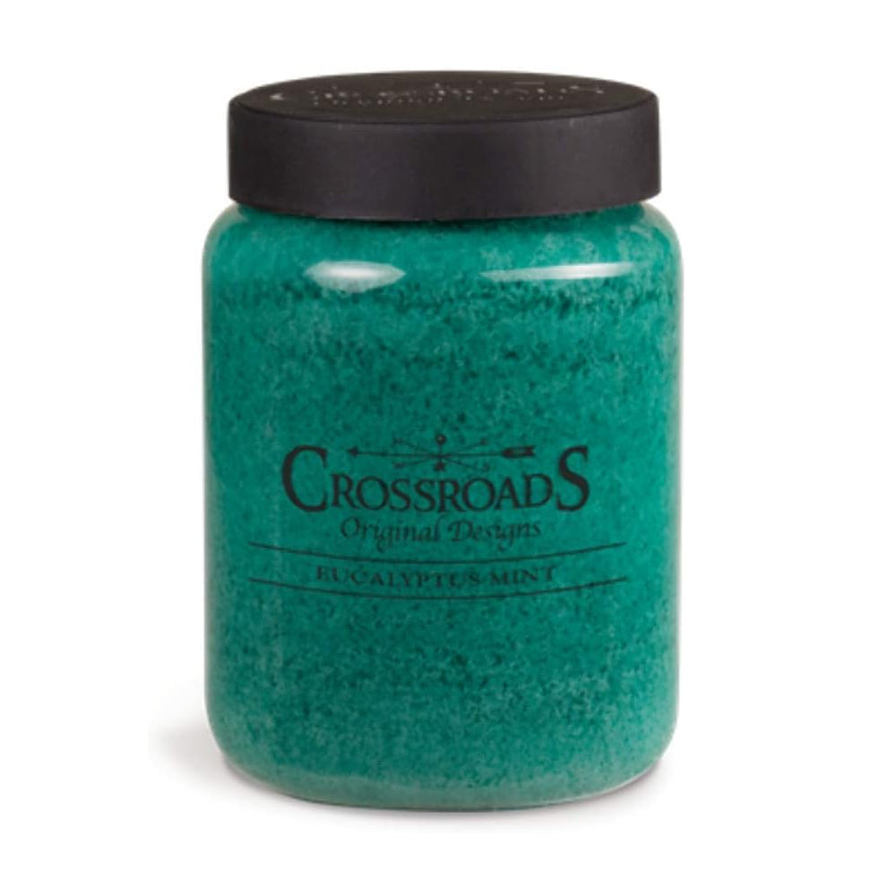 Crossroads Eucalyptus Mint Scented 2-Wick Candle, 26 Ounce